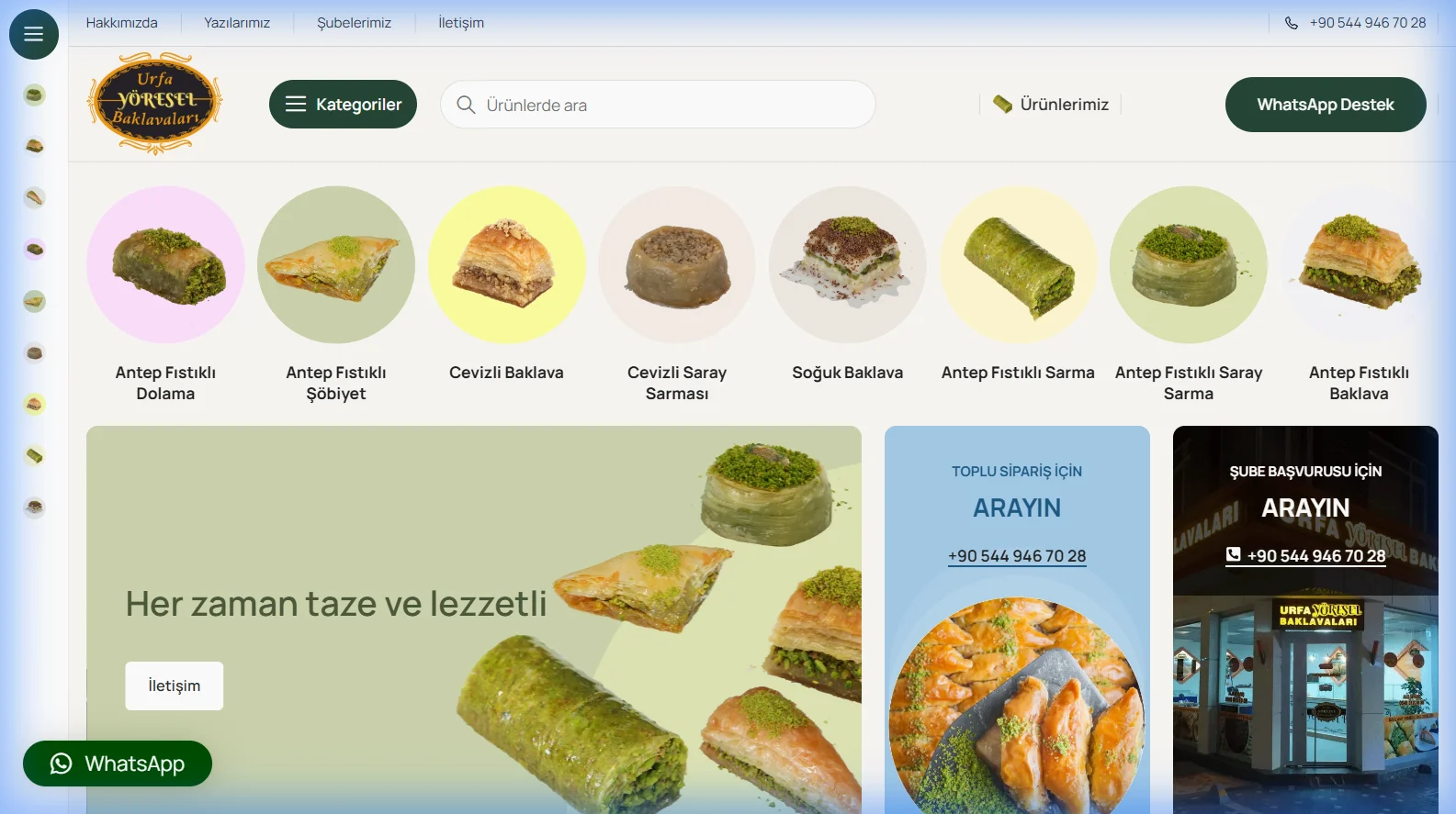 Urfa Yöresel Baklavaları